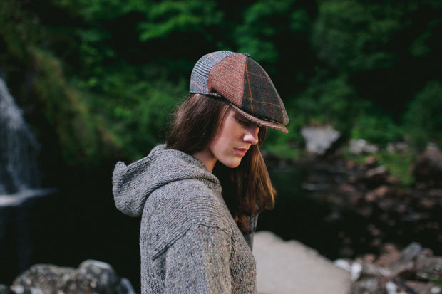Donegal Tweed Patch Cap