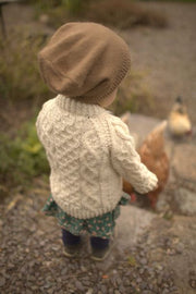 Kids Handknit Aran Sweater