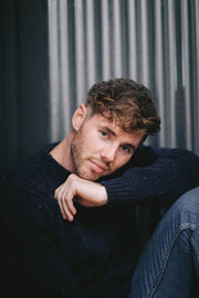 Crew Bay Sweater with Ribbed Sides