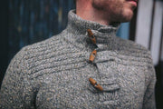 Croppy Boy Toggle Button Sweater