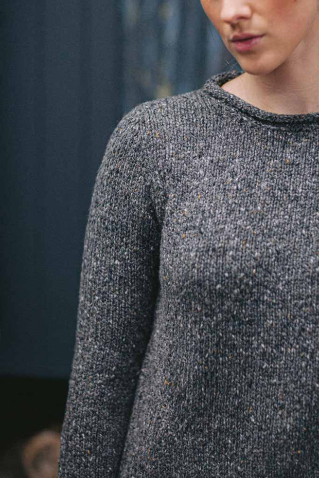 Donegal Fleck Merino Roll Neck Sweater